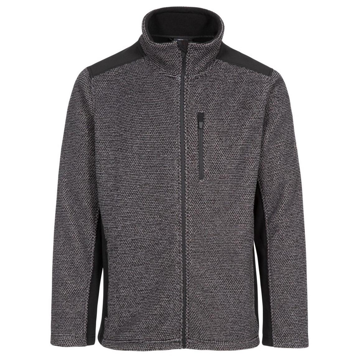 Fleece Jacket Farantino Polyester Dark Grey Stripe main product photo