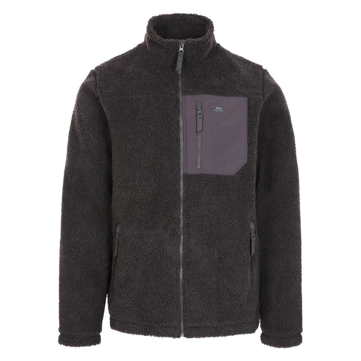 Fleece Jacket Buck Polyester Dark Grey main product photo