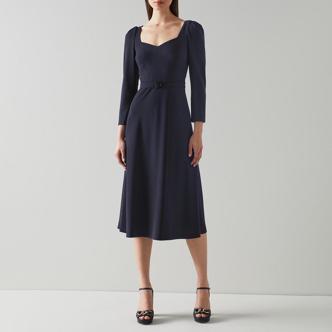 Navy Katerina Midi Dress main product photo