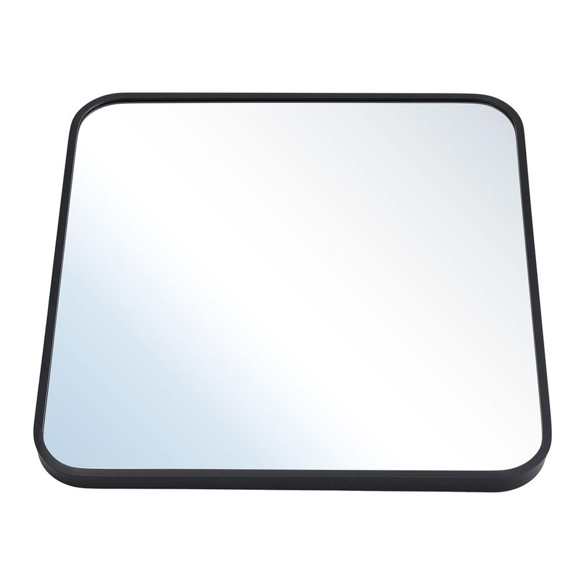 Large Black Square Wall Mirror main product photo