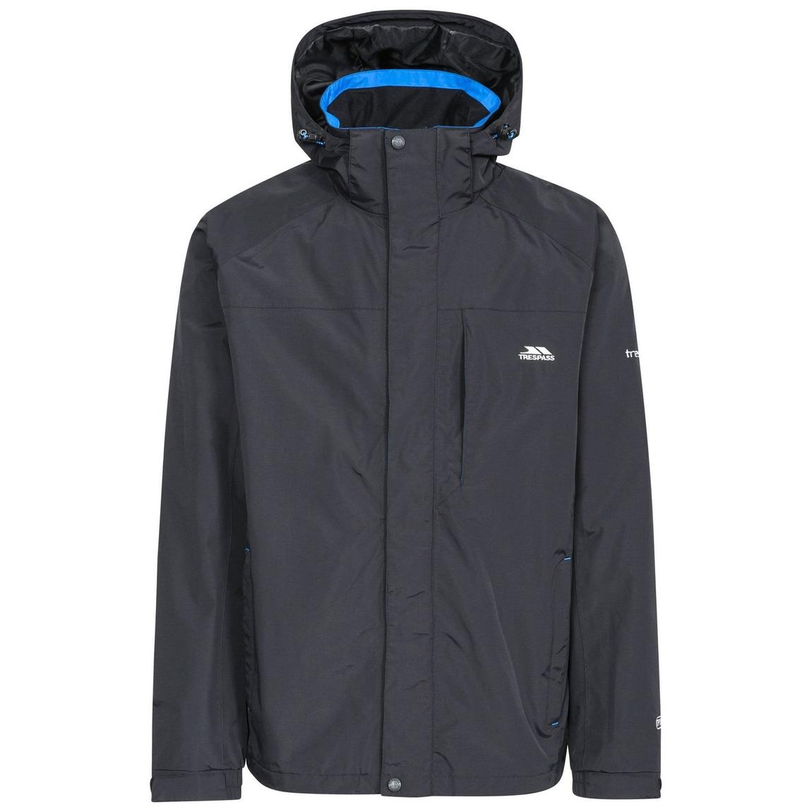 Waterproof Jacket Polyamide Taslan PU Coating Black main product photo