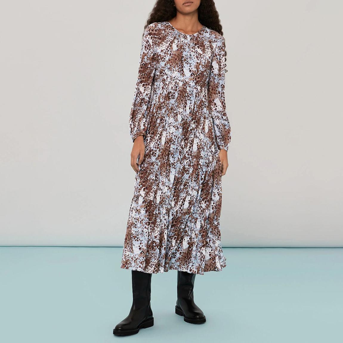 Multi Leio Printed Midi Dress main product photo