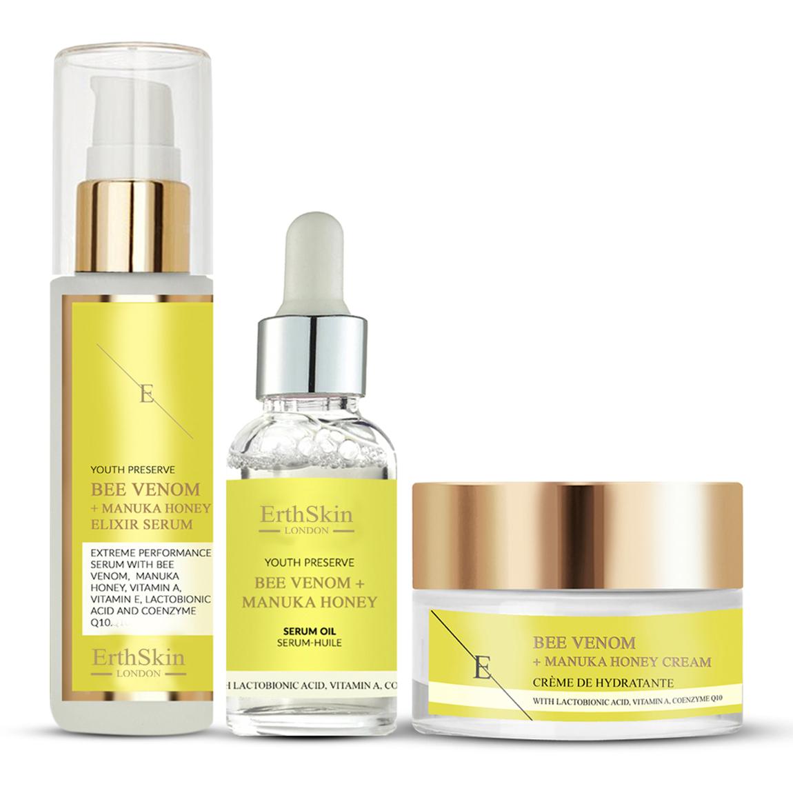 Bee Venom + Manuka Honey Cream 50ml + Elixir Serum 60ml + Serum Oil 30ml main product photo