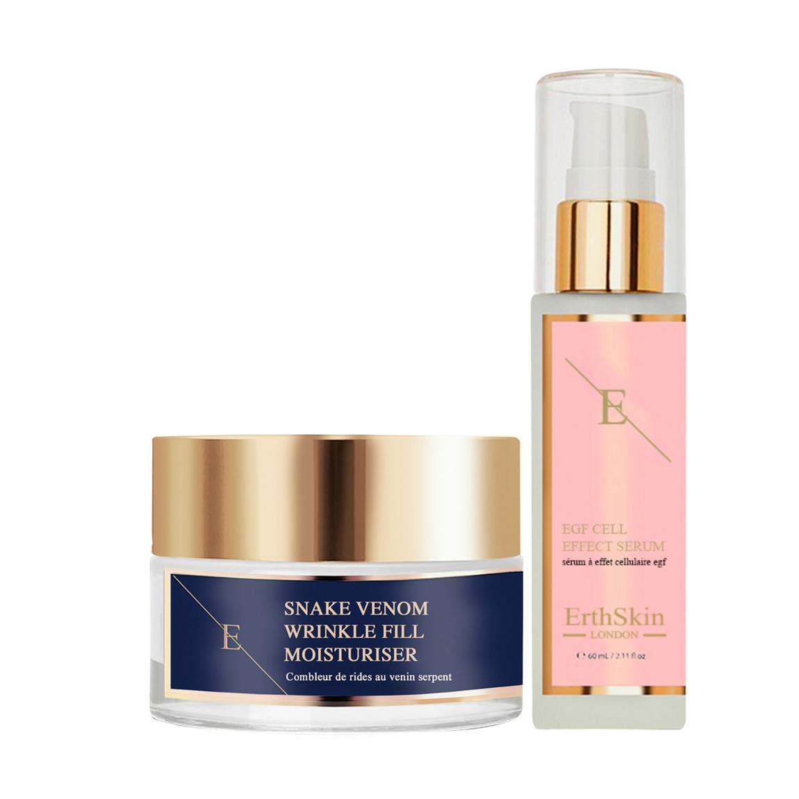 Wrinkle Fill Snake Venom Moisturiser 50ml + EGF CELL EFFECT SERUM 60ML main product photo