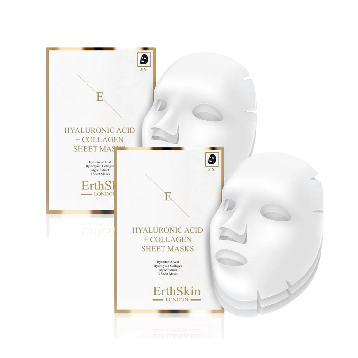 2x Hyaluronic Acid & Collagen Mask - 3 sheets main product photo