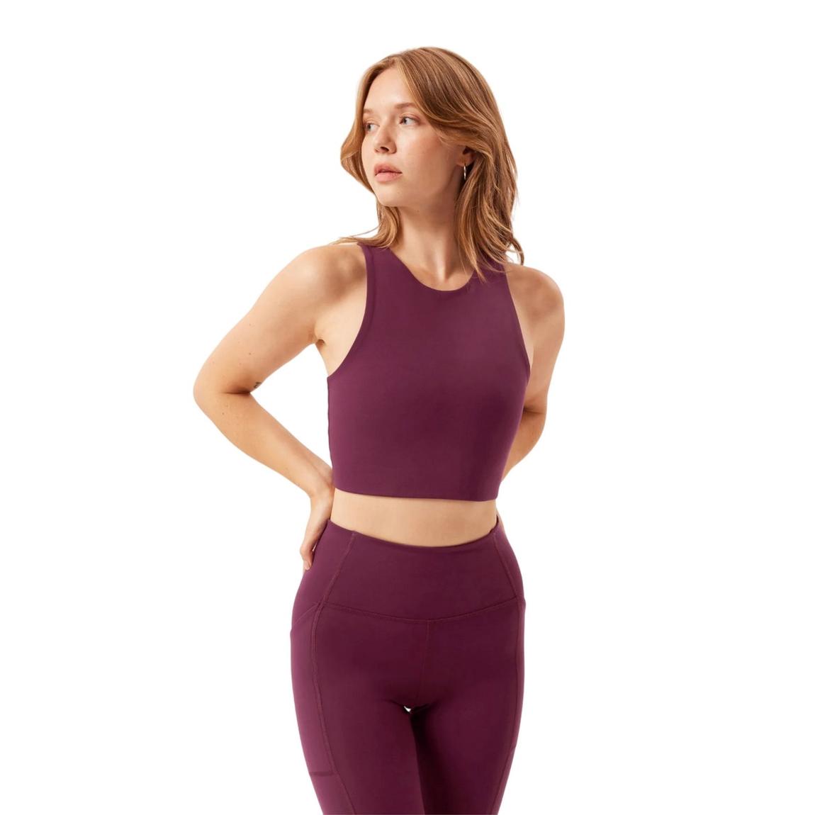 Sports Bra Dylan Recycled Polyester Plum main product photo
