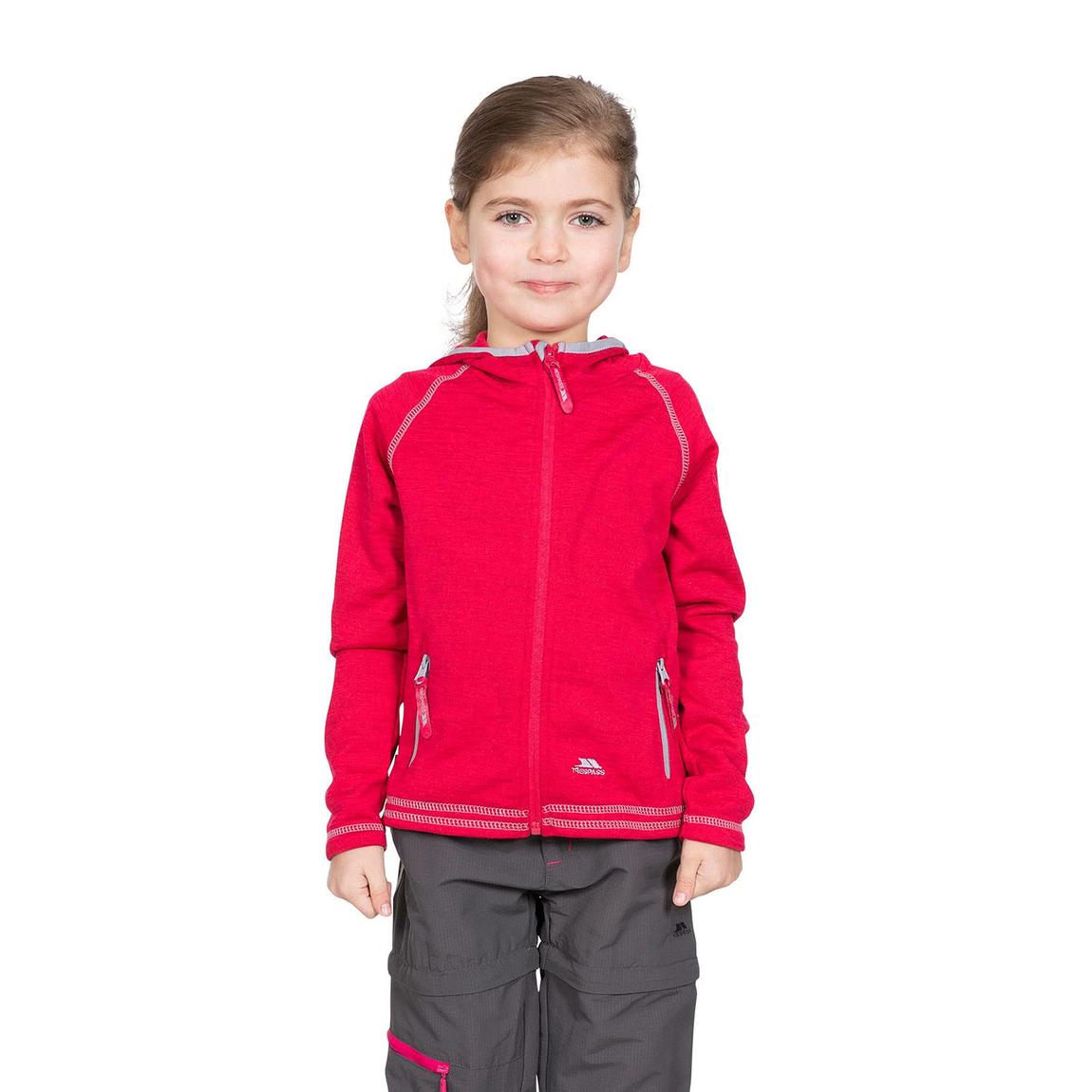 Fleece Jacket Goodness Polyester Raspberry Marl main product photo