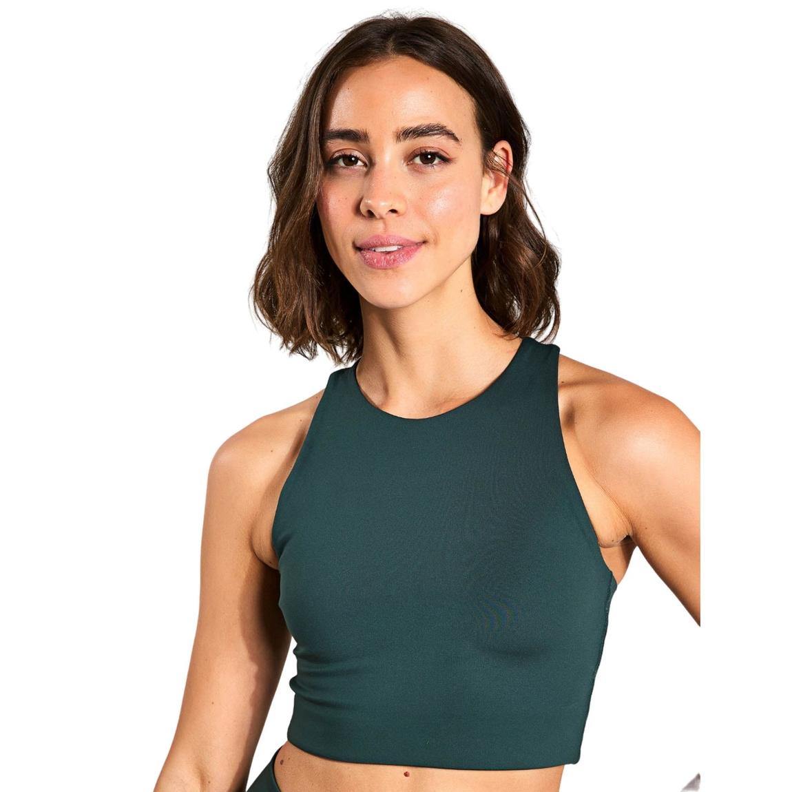 Sports Bra Dylan Recycled Polyester Moss main product photo