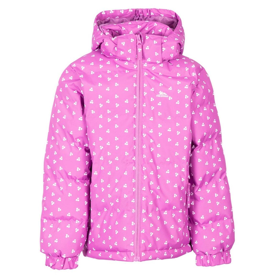 Padded Jacket Combine Polyester Deep Pink main product photo