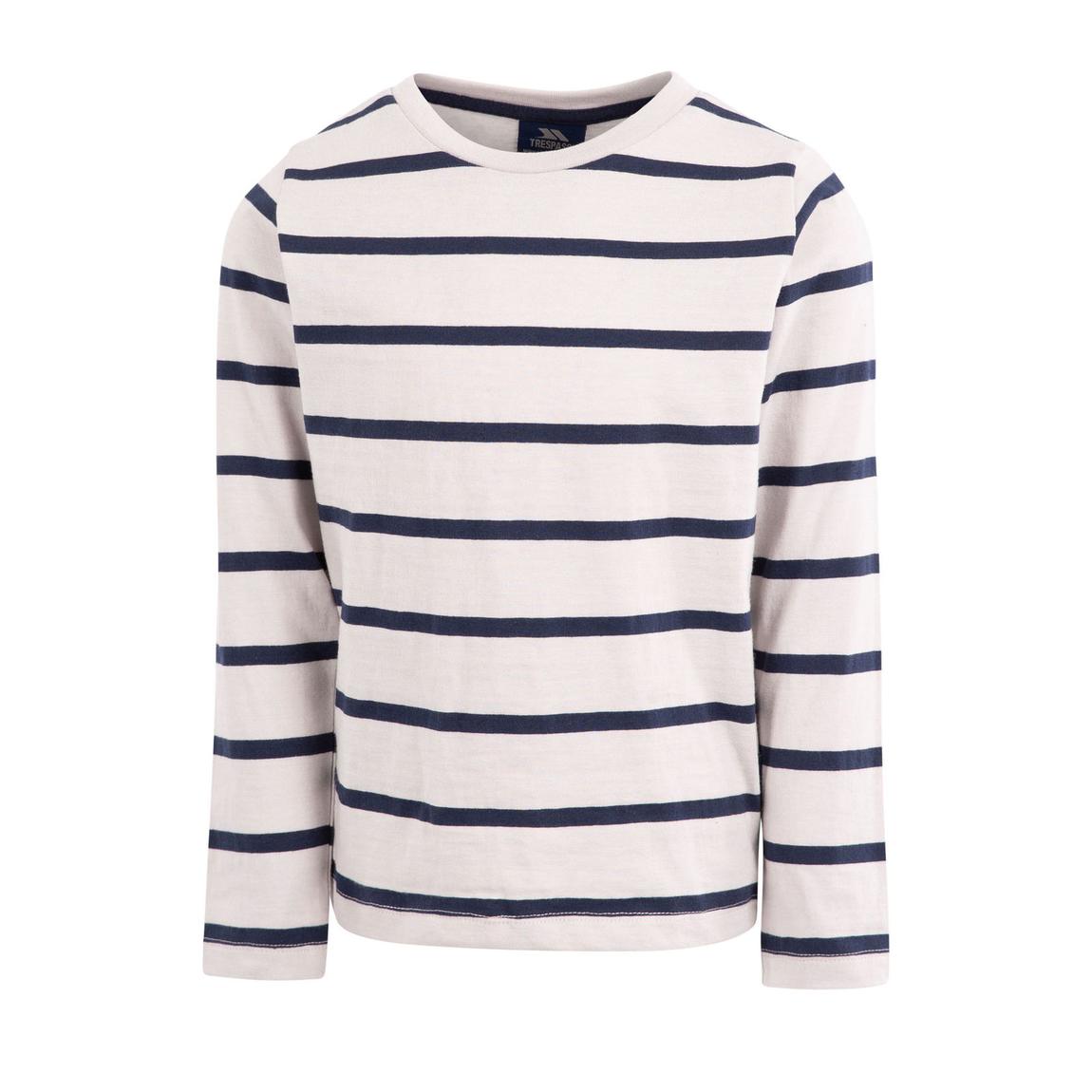 T-Shirt Clint Cotton Pale Grey/Navy main product photo