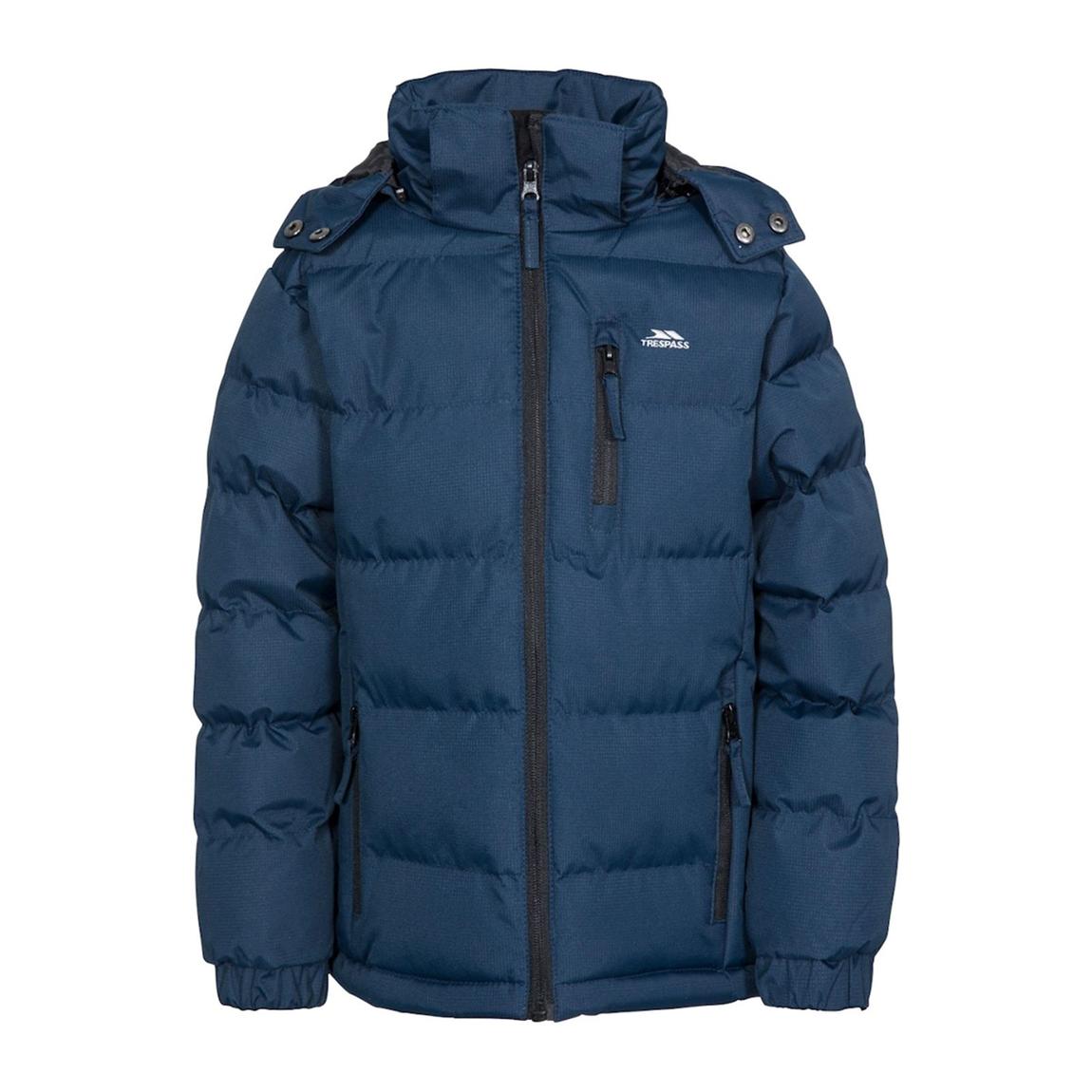 Puffer Jacket Figo Polyester Navy main product photo