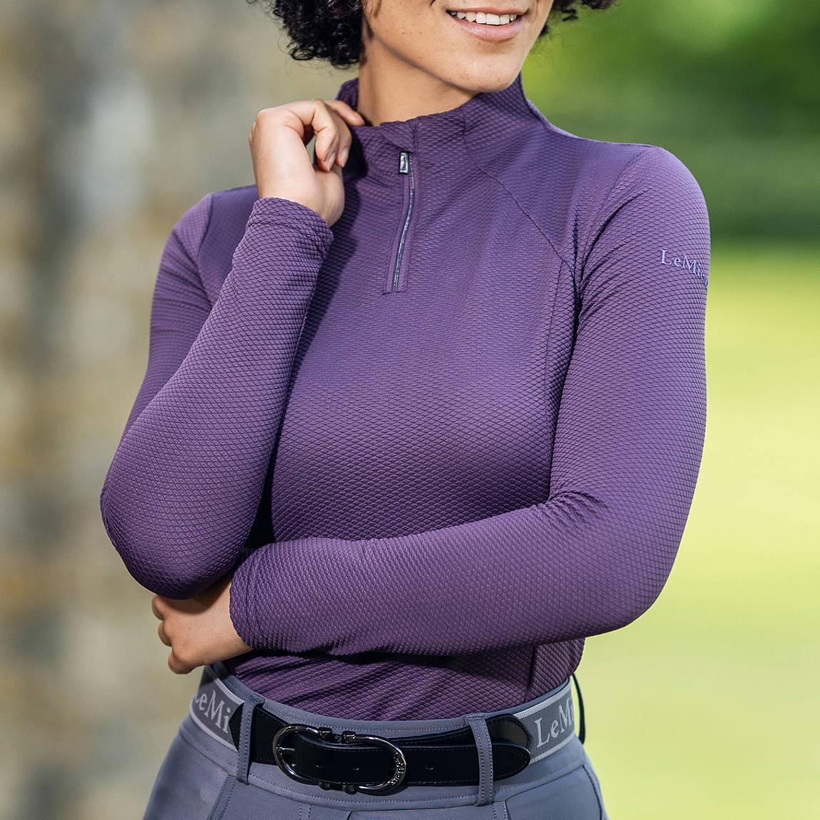 Purple Alice Quarter Zip Midlayer main product photo