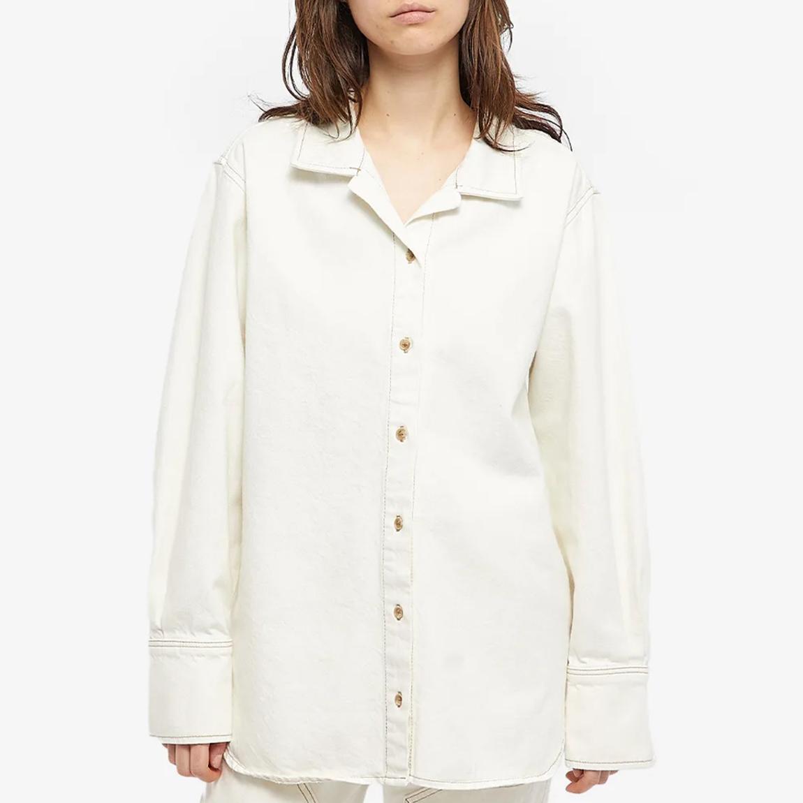 Cream Cotton Standard Shirt main product photo