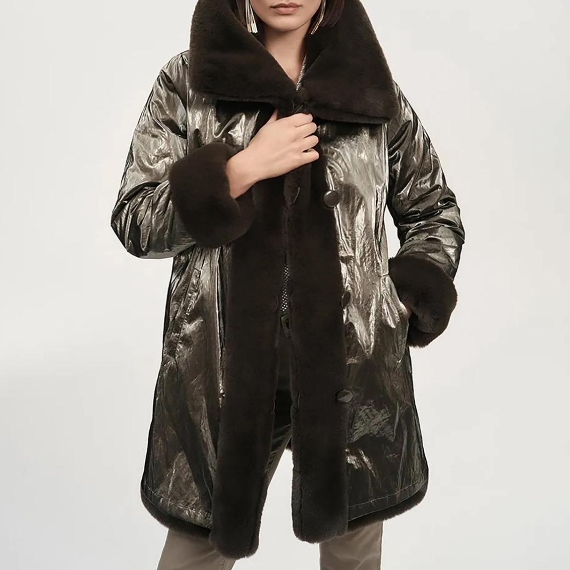 Charcoal Straight 60s Coat main product photo