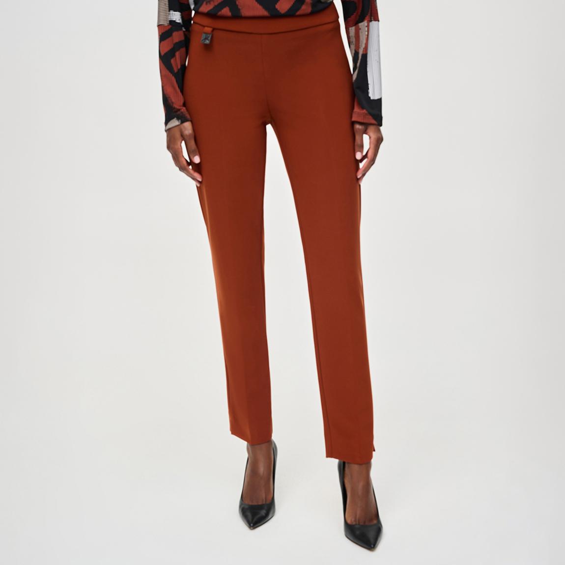 Joseph Ribkoff Rust Cigarette Trousers