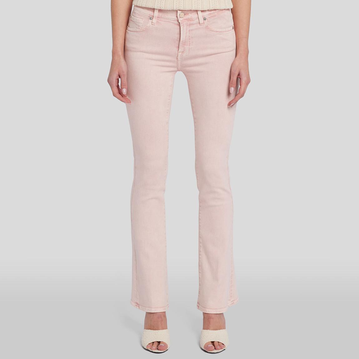 Pink Tailorless Bootcut Stretch Jeans main product photo