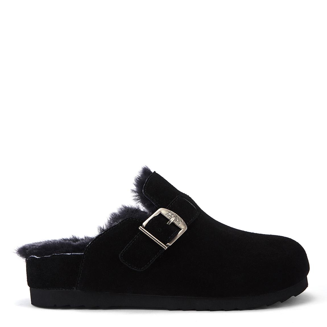 Black Bergen Clog Slippers main product photo