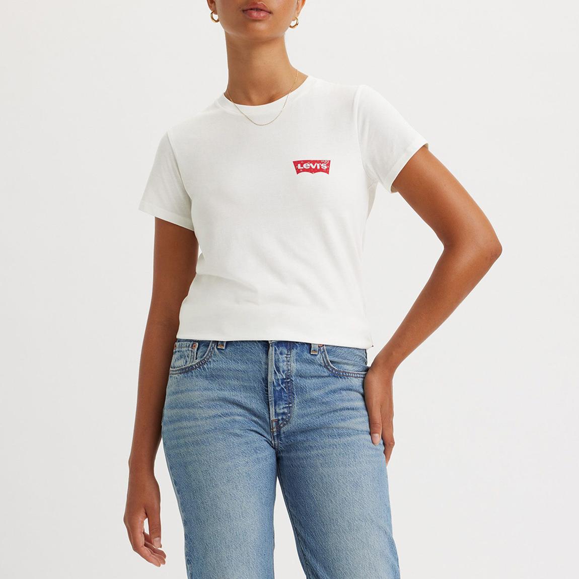 White Isabel Logo Cotton T-Shirt main product photo