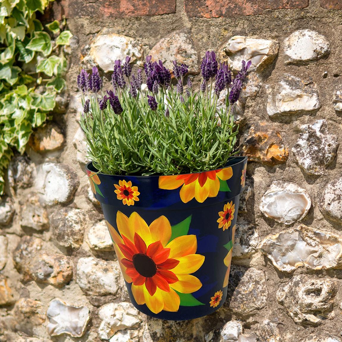 ZEST Wall Pot - Sunflower main product photo