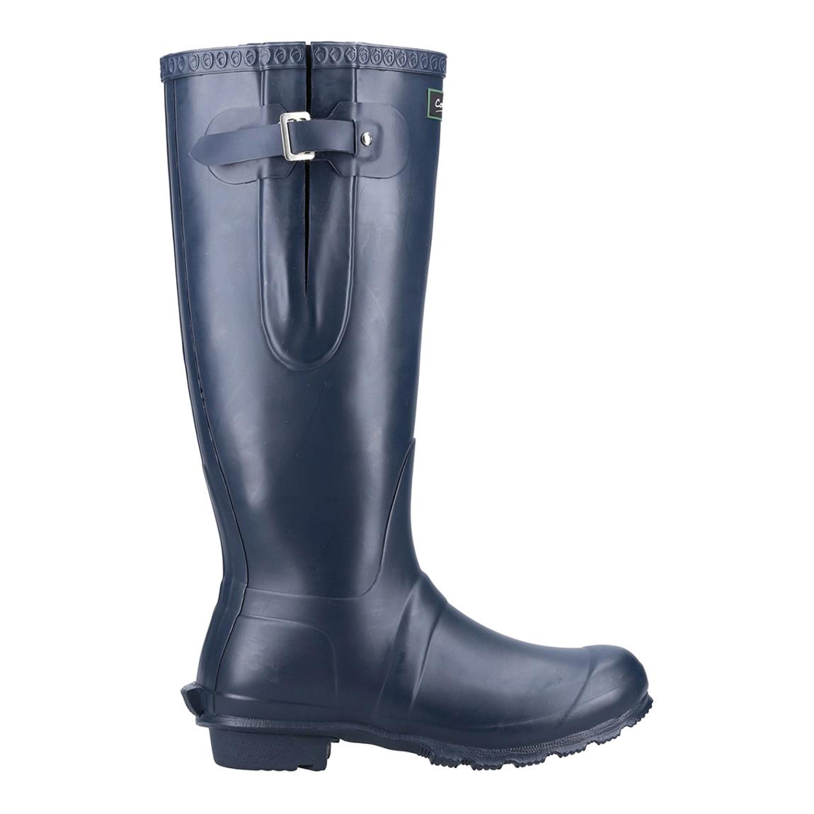 Women's Navy Windsor Tall Wellington Boots main product photo