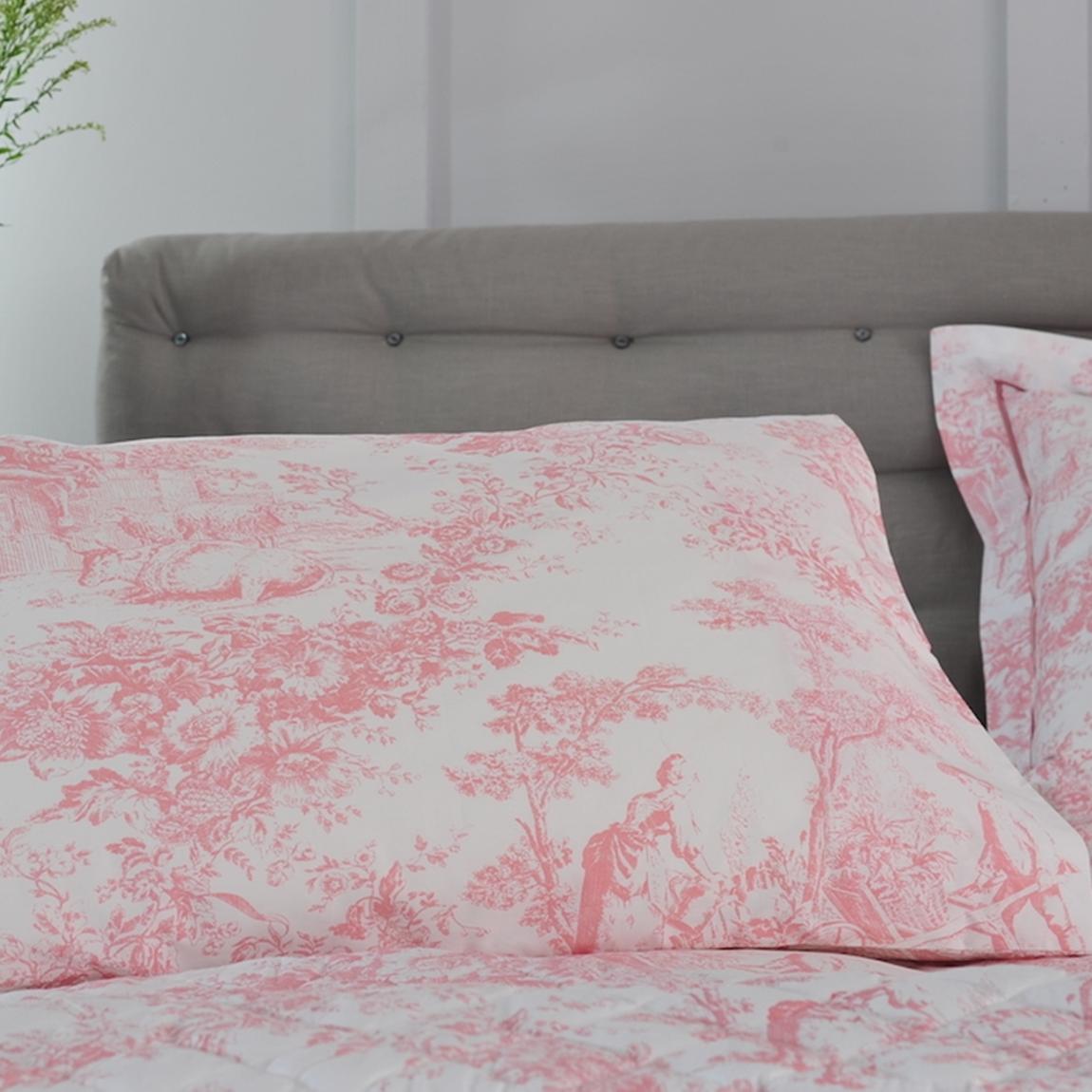 Toile De Jouy Housewife Pillowcase Pair main product photo