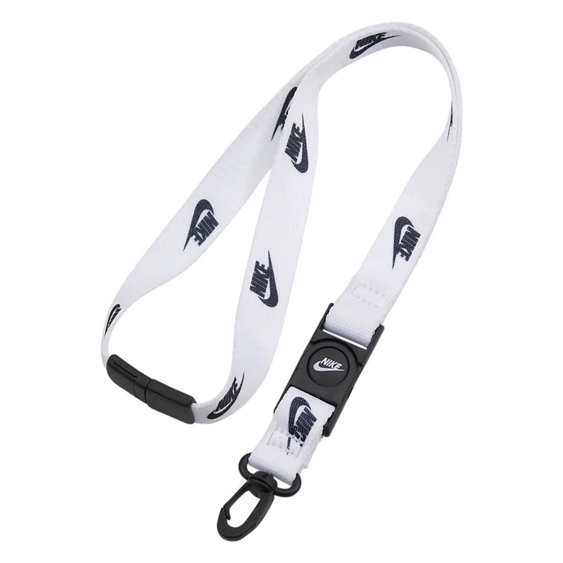 Lanyard Club Standard Polyester White/Black main product photo