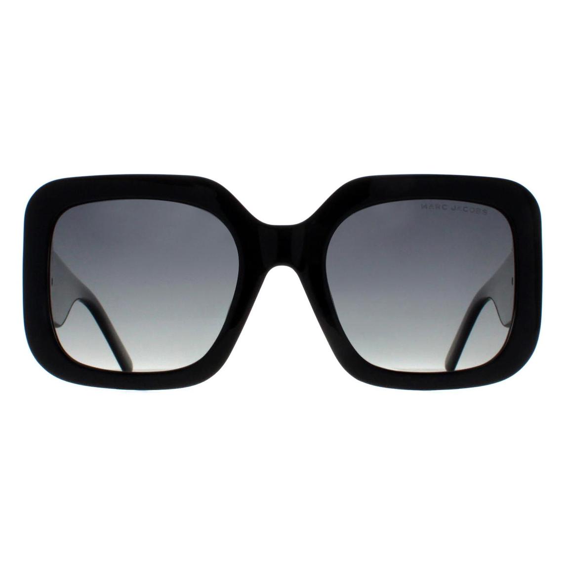 Black Grey Square Sunglasses 53mm main product photo
