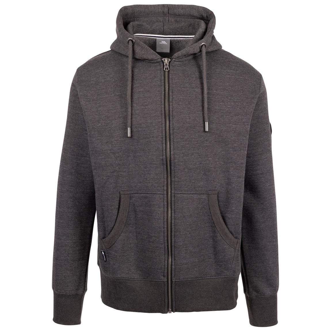 Full Zip Hoodie Bran Cotton Black Marl main product photo