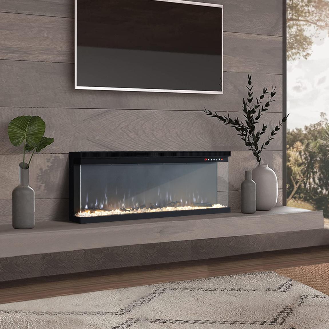 40inch Recessed/Freestanding Electric Fireplace main product photo
