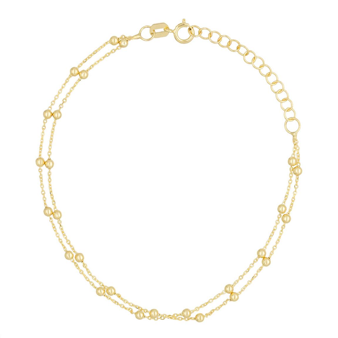 Gold Ball Bead Bracelet main product photo