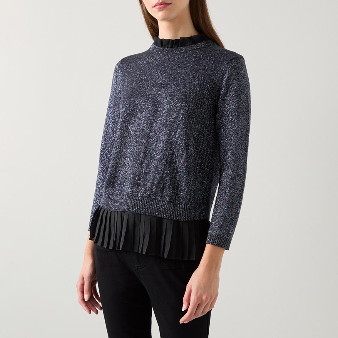 Navy Knitted Top main product photo