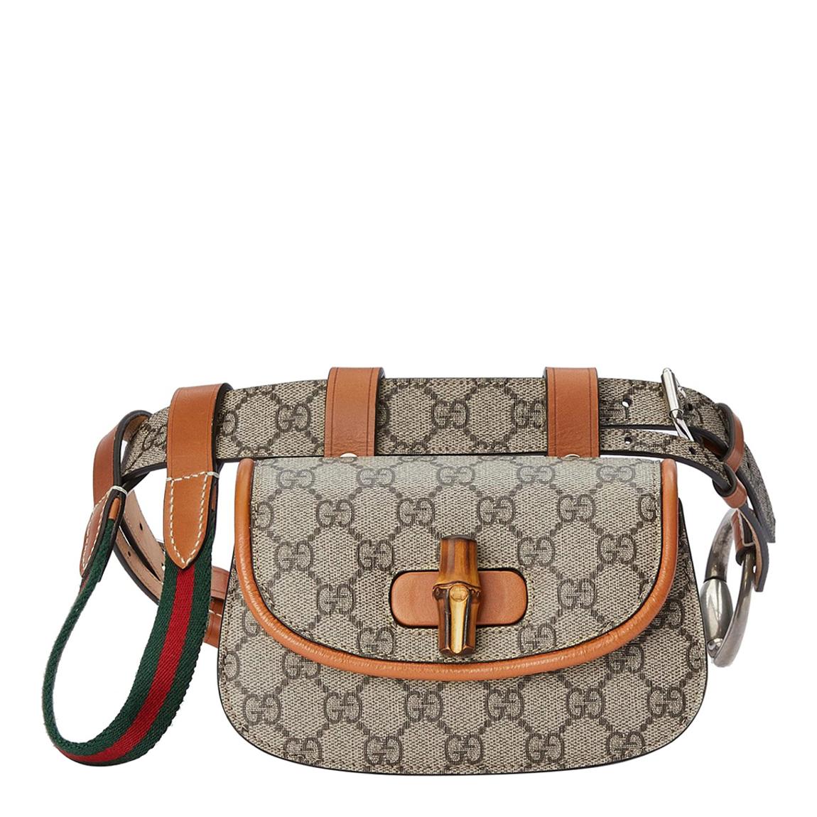 Beige Gucci Monogram Belt Bag main product photo