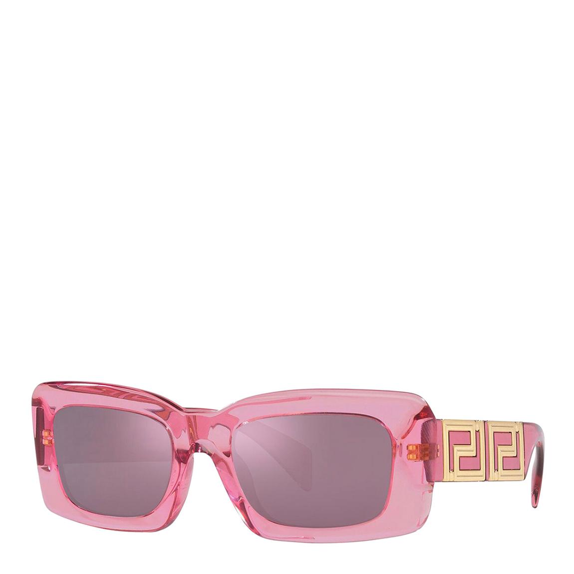 Versace Women's 54mm Transparent Pink Sunglasses main product photo