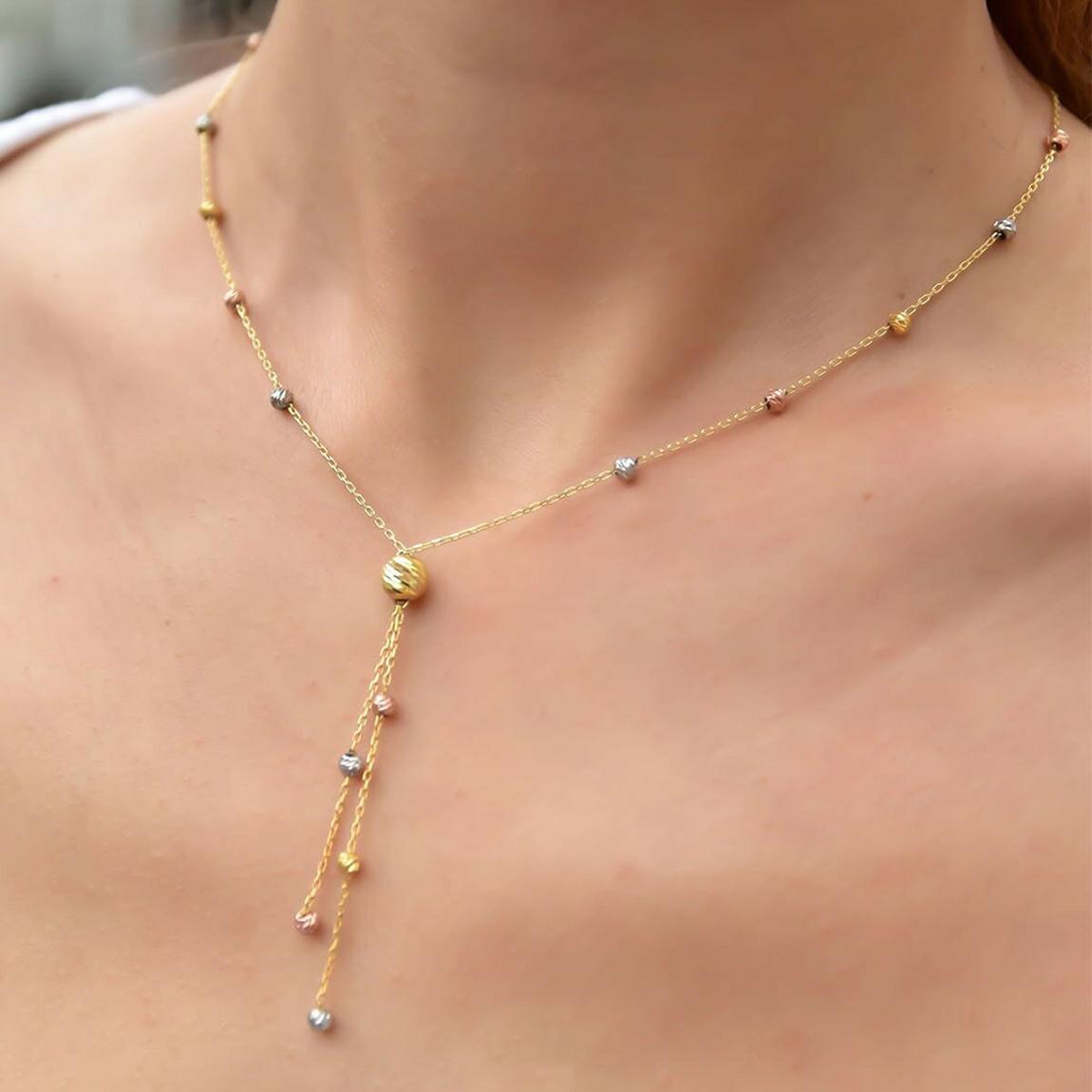 Gold, Silver Necklace main product photo