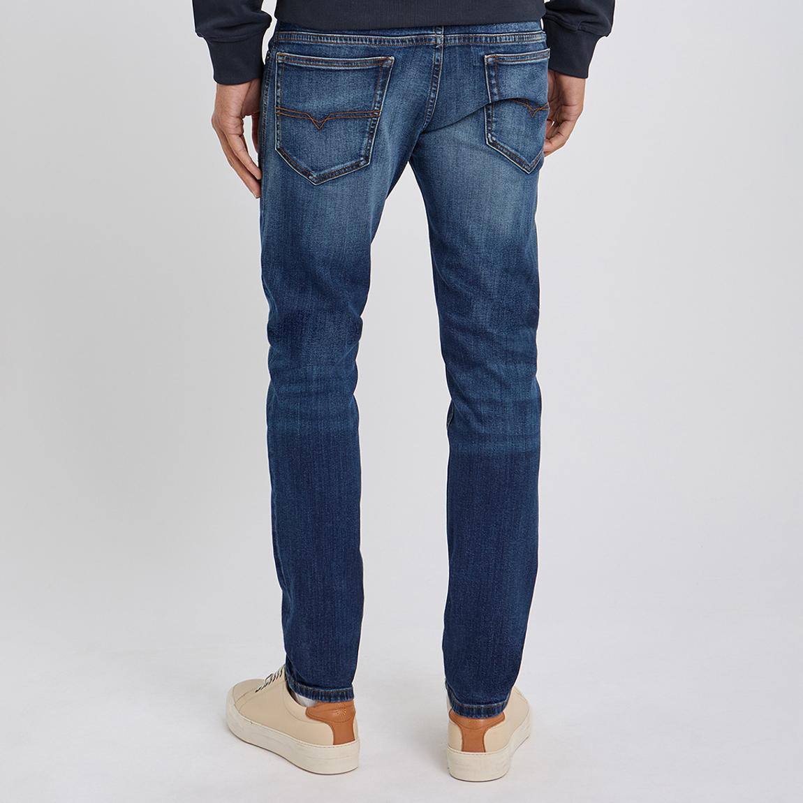 Diesel Mid Blue Thommer Slim Stretch Jeans - BrandAlley
