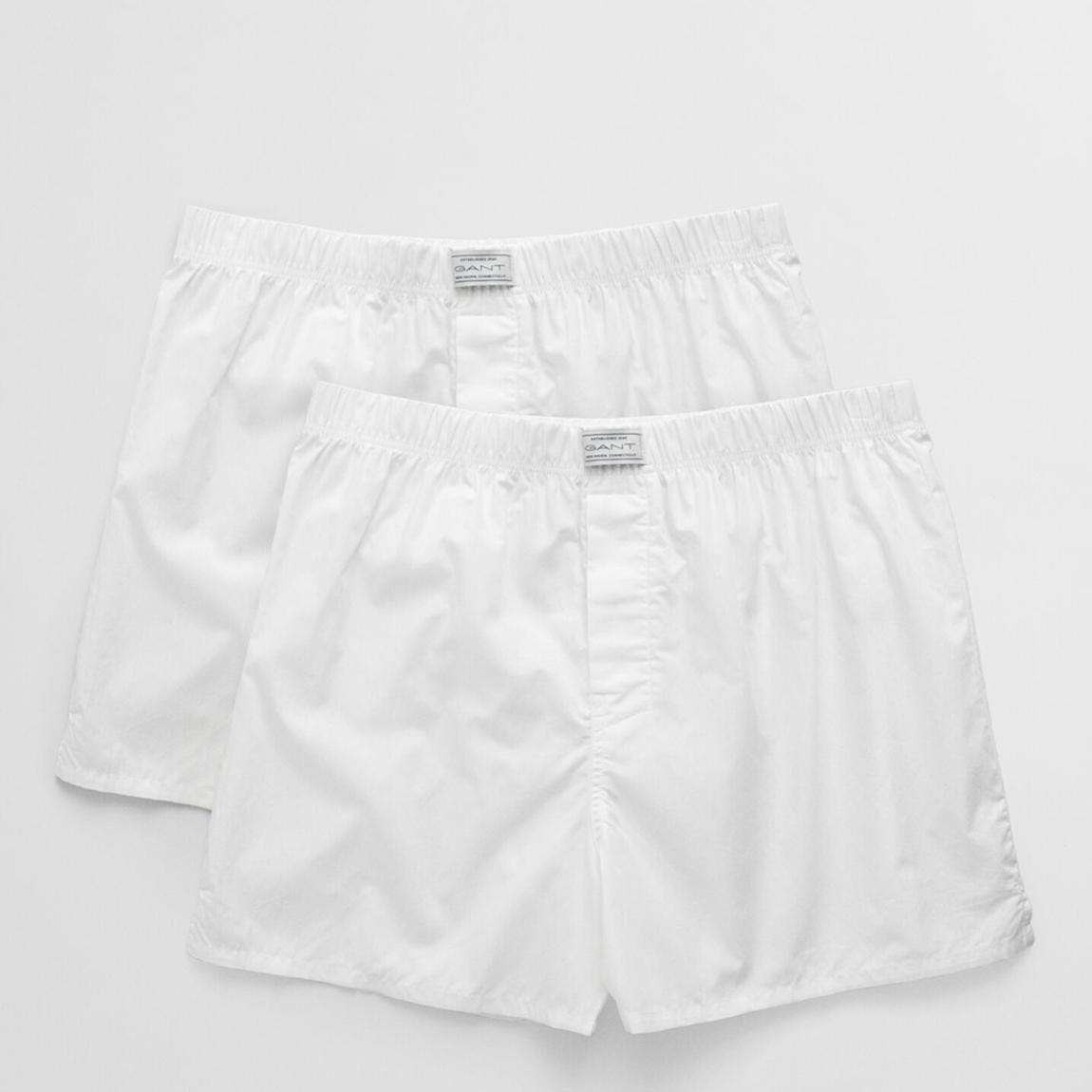White Gift Box 2-Pack Cotton Boxer Shorts main product photo