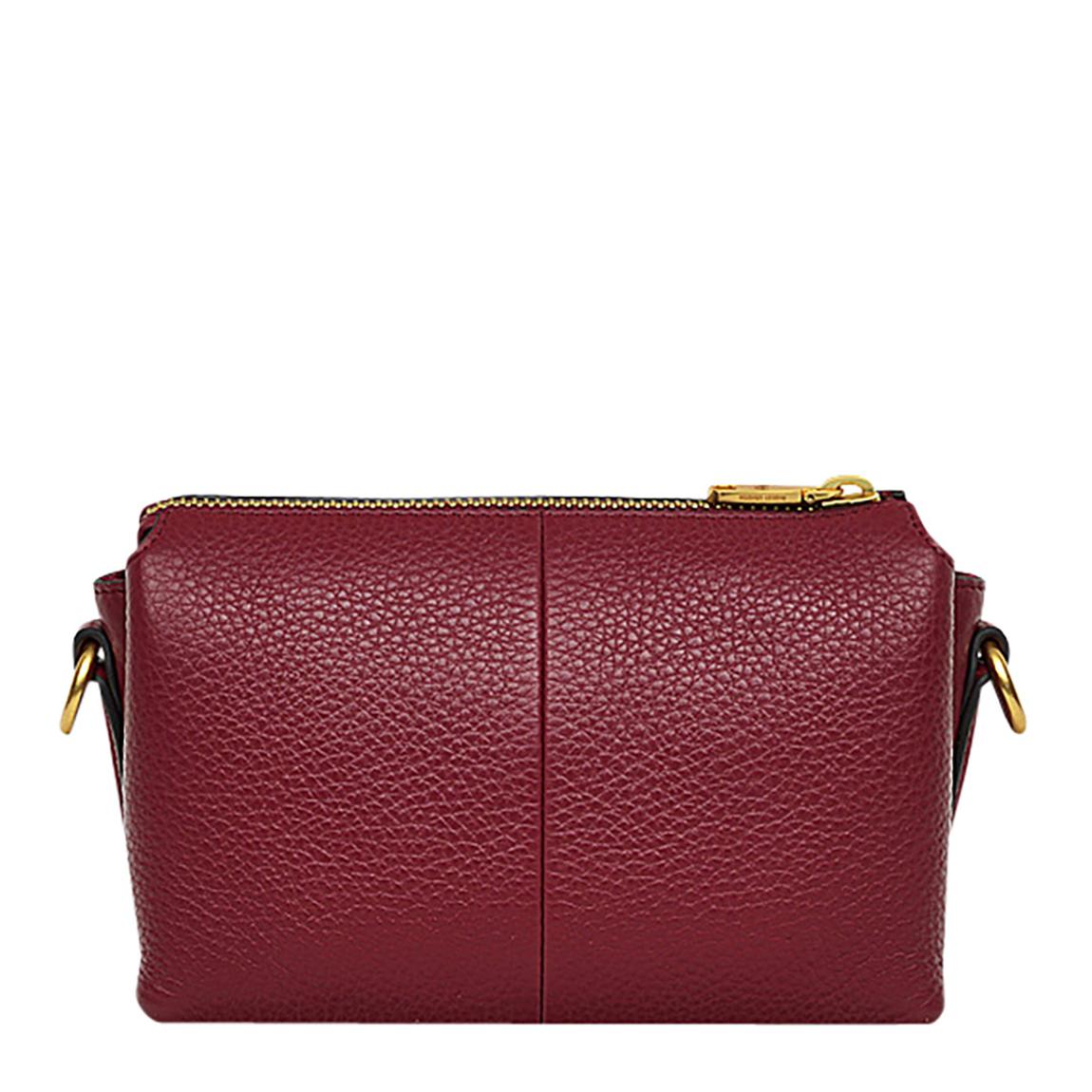 Radley Cranberry Mini Hillgate Place Chain Zip-Top Crossbody Bag