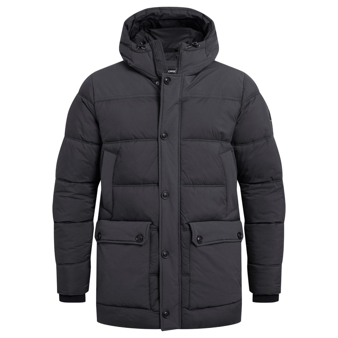Hooded Jacket Mixed Dark Iron main product photo