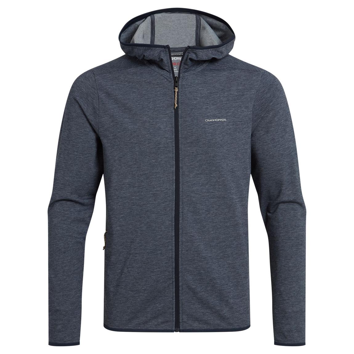 Full Zip Hoodie Deft Mixed Blue Navy Marl main product photo