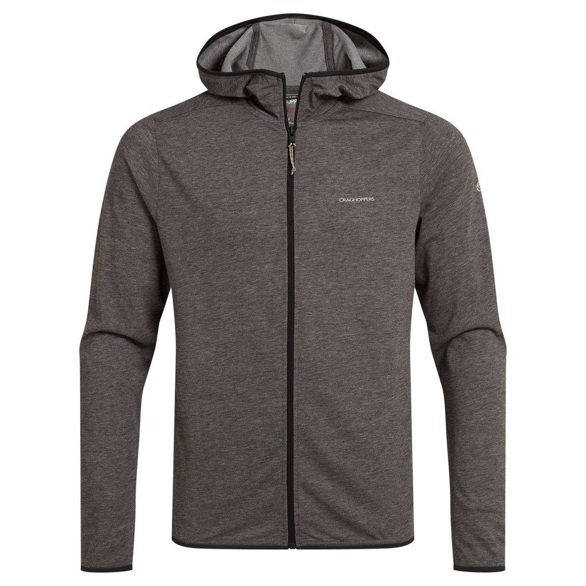 Full Zip Hoodie Deft Mixed Black Pepper Marl main product photo
