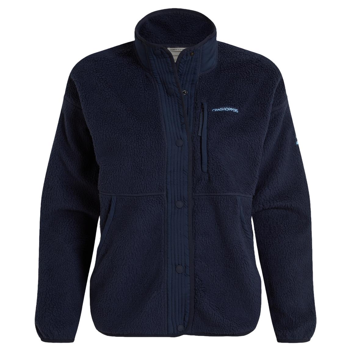 Fleece Jacket National Trust Oxlip Mixed Blue Navy main product photo