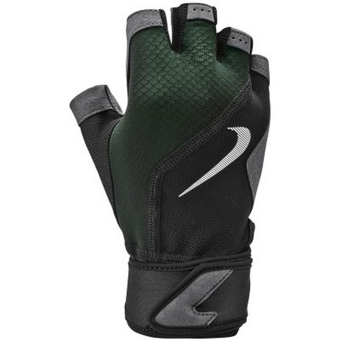 Fingerless Gloves Premium Polyester Black/Grey main product photo