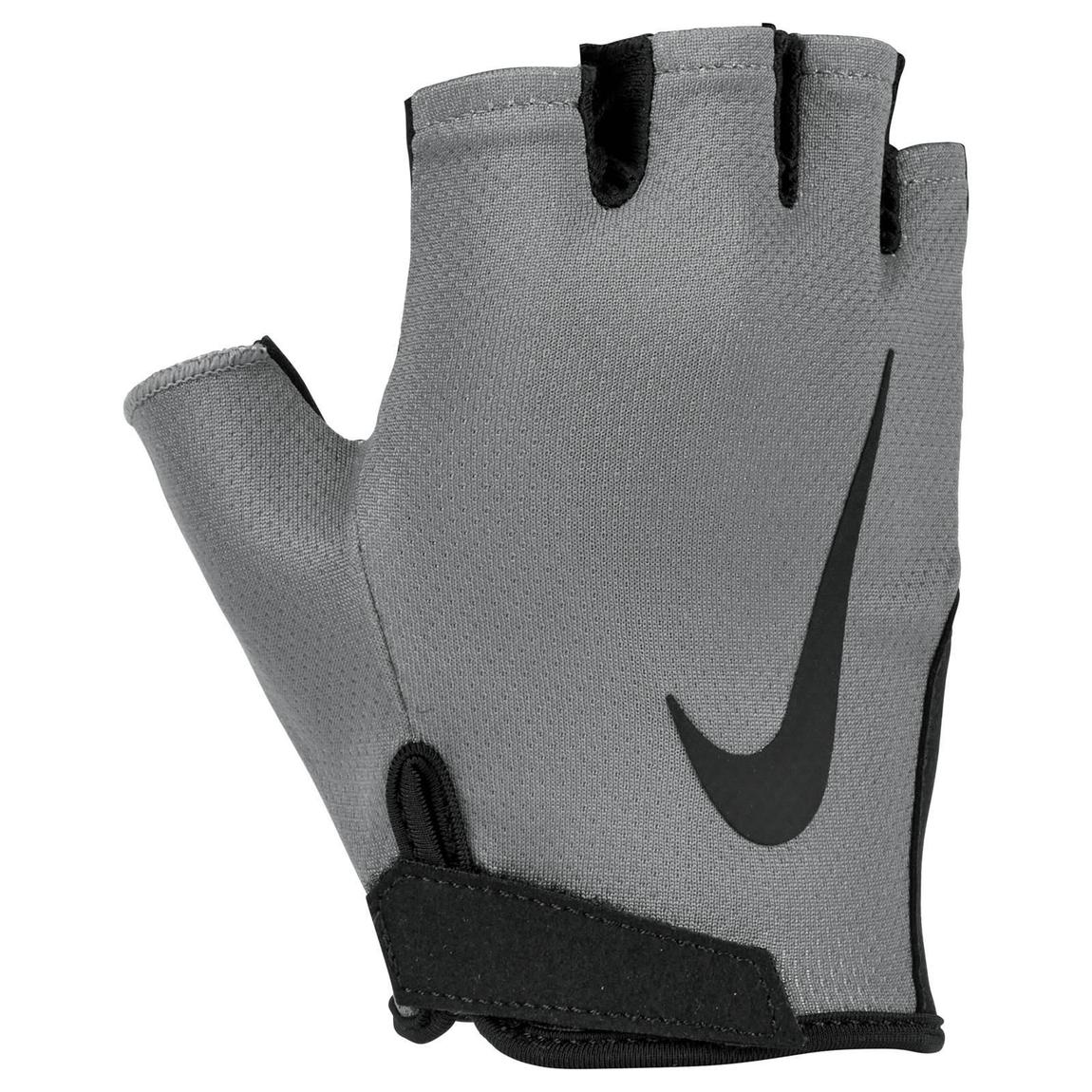 Fingerless Gloves Gym Essential Polyester Grey/Black main product photo