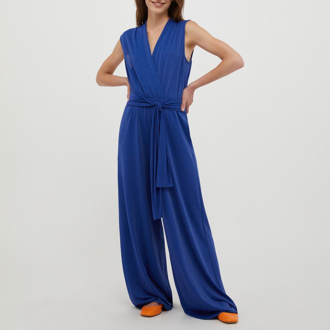 Blue Colata V-Neck Jumpsuit main product photo