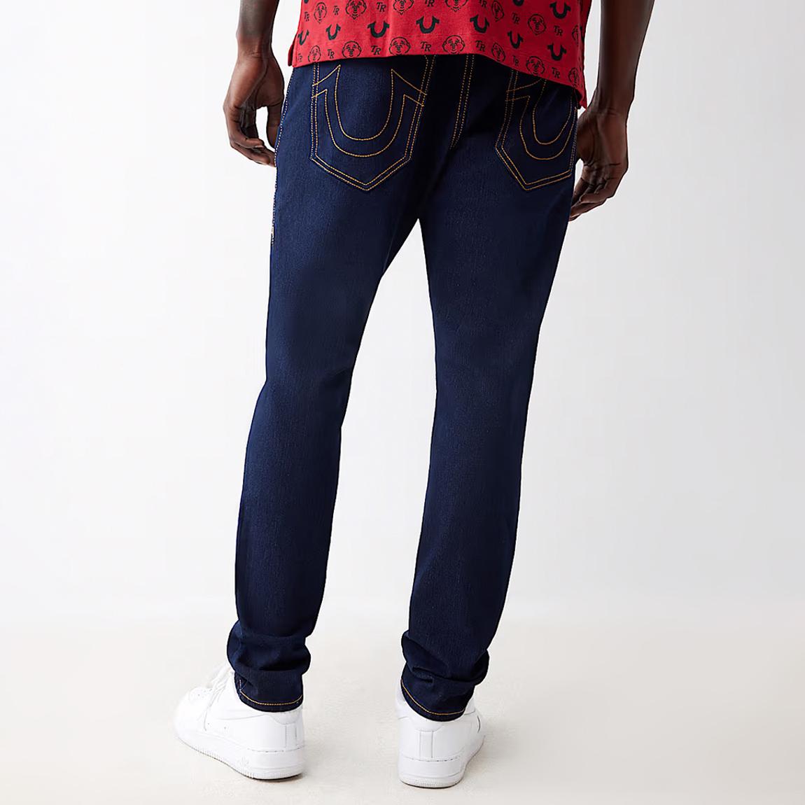 True Religion Dark Blue Rocco Skinny Stretch Jeans - BrandAlley