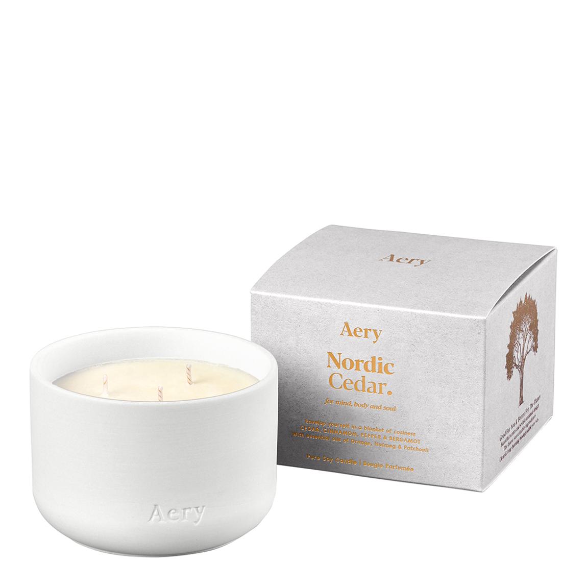 Nordic Cedar Triple Wick Candle 450g main product photo