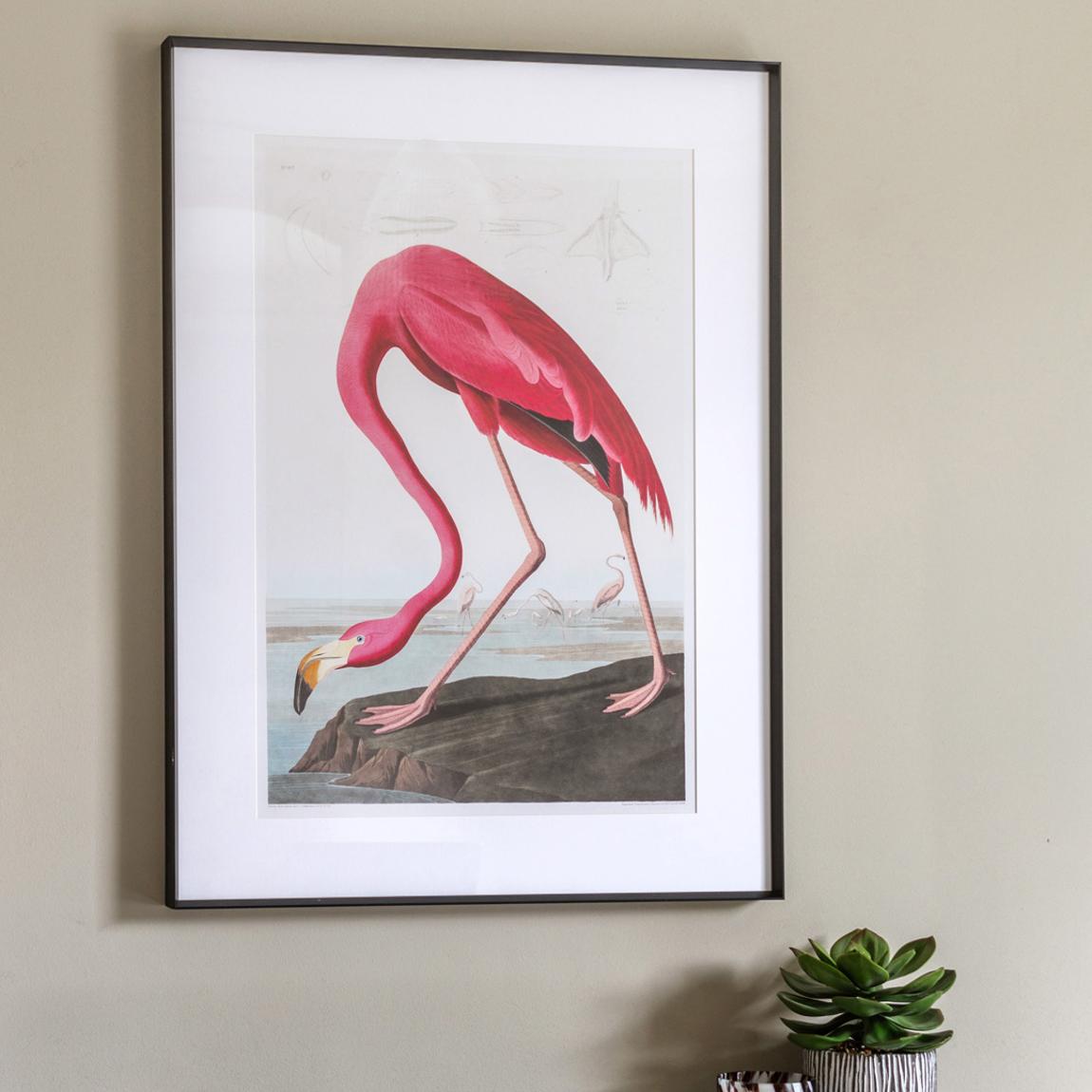 Wading Flamingo 60x90cm Framed Art main product photo