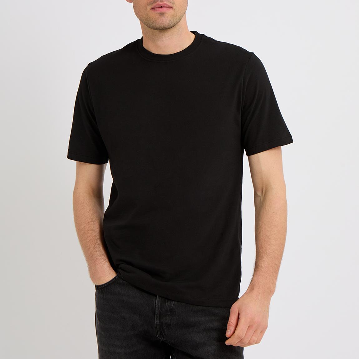 Black Cromer Basic Cotton T-Shirt main product photo