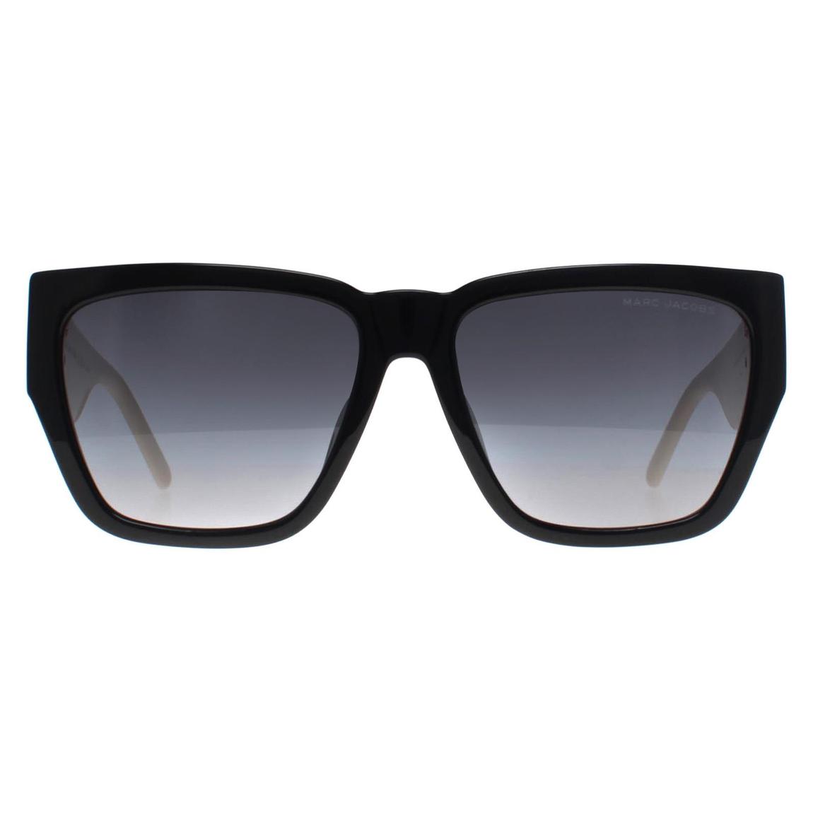 Black White Rectangular Marc Jacobs Sunglasses 57mm main product photo
