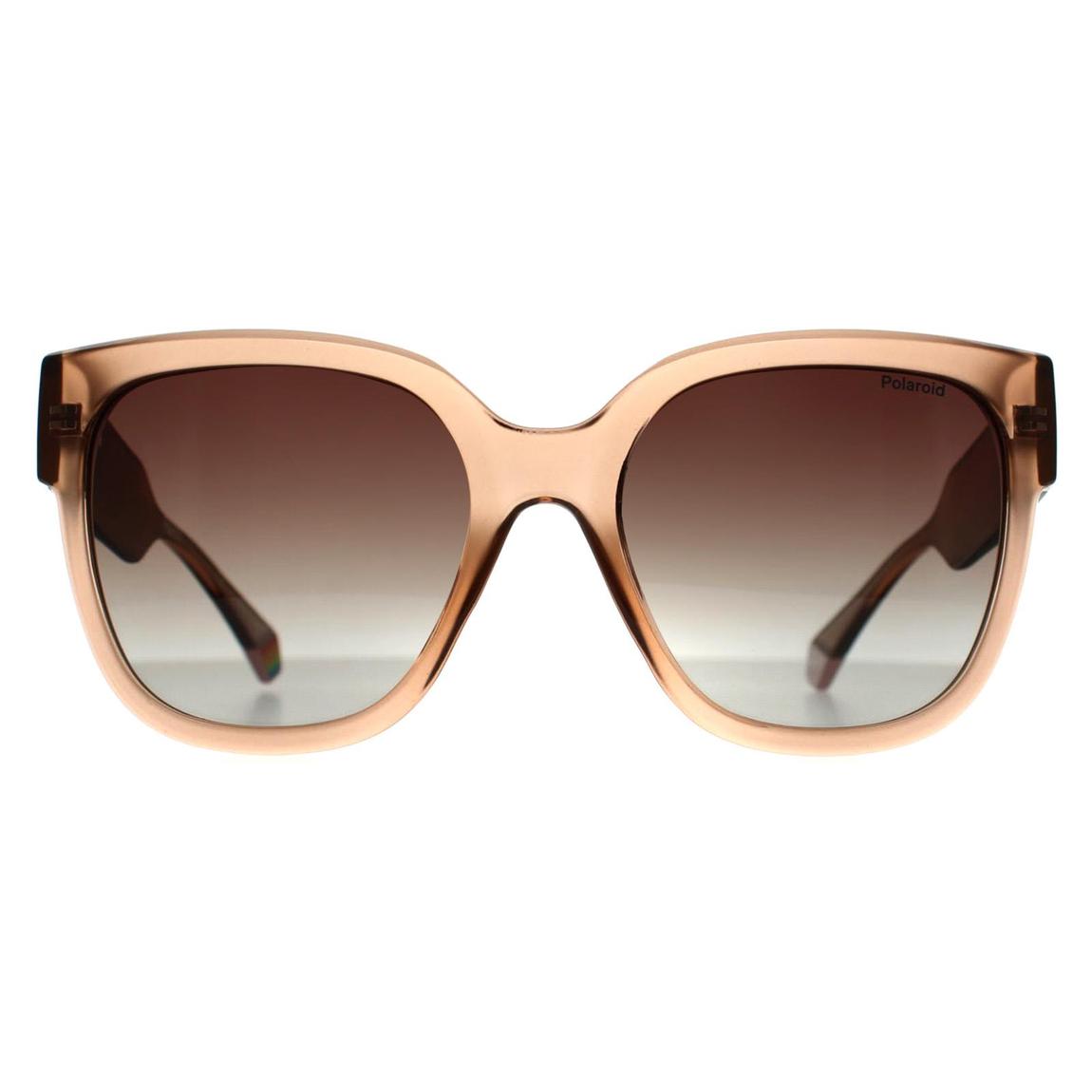 Beige Square Sunglasses 55mm main product photo